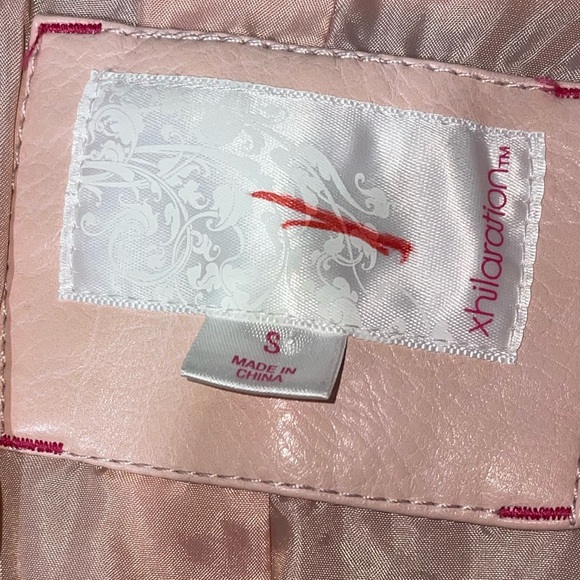 Pink Leather Jacket and Corset Set!đź’– - Picture 4 of 11